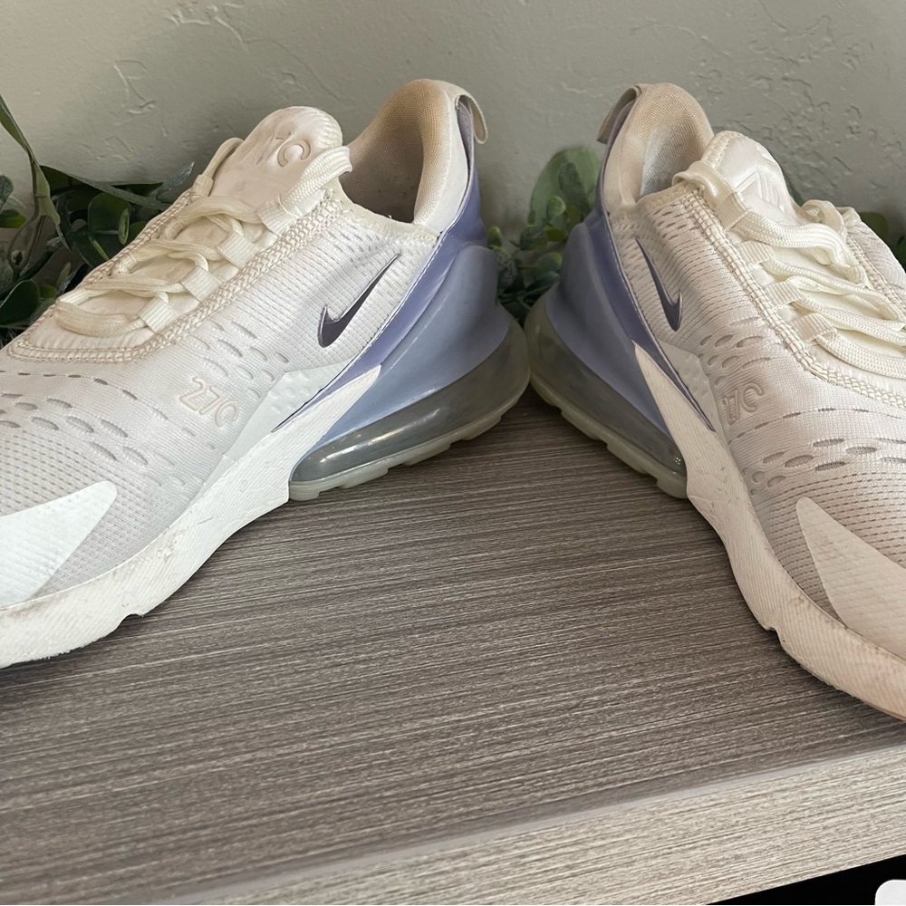 Nike Air Max 270 Sail Oxygen Purple Womens‎ US 9.5 UK 7 - Picture 6 of 9